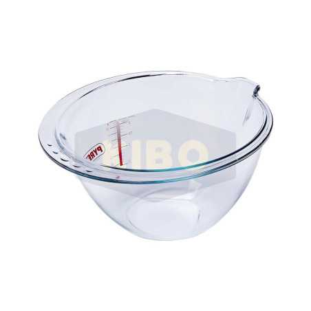 Bol à mixer en verre transparent 4