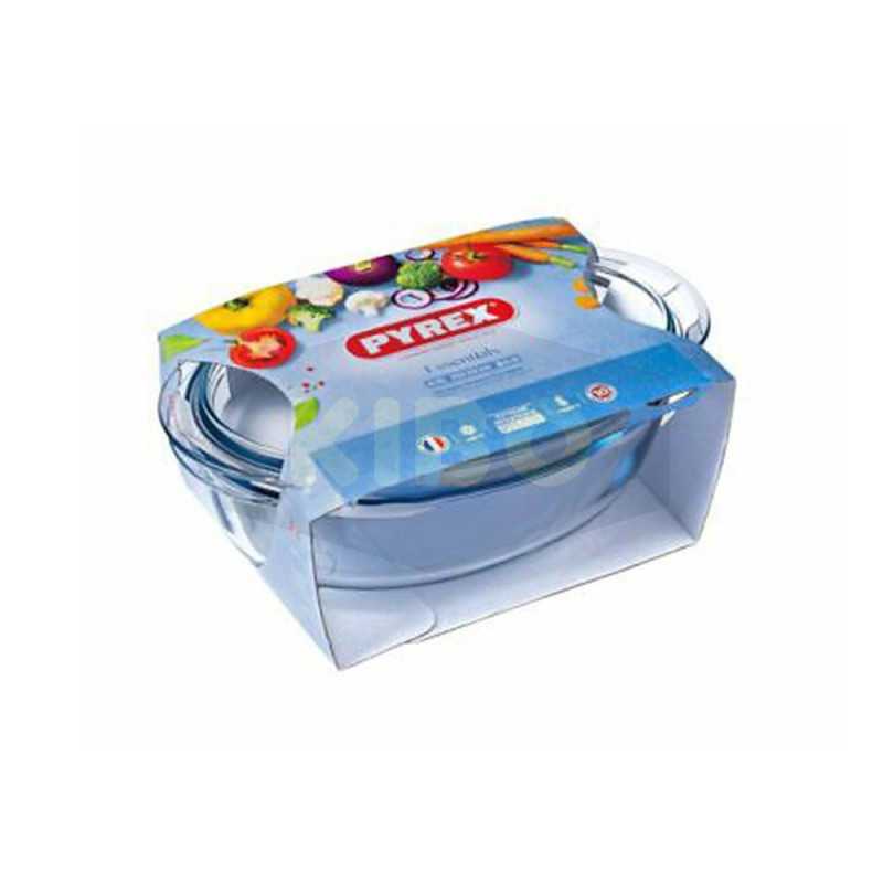 Cocotte en verre ovale 4L