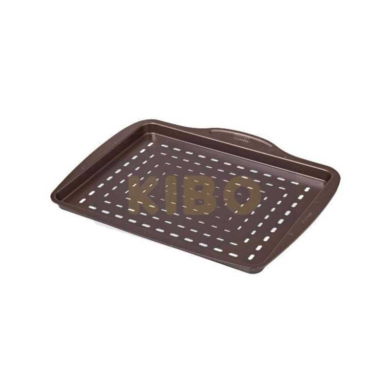 Plat à Four Rectangulaire Pyrex Asimetria - Anti-adhésif, 35x27cm - Avec Poignées - Pour Four Jusqu'à 230°C