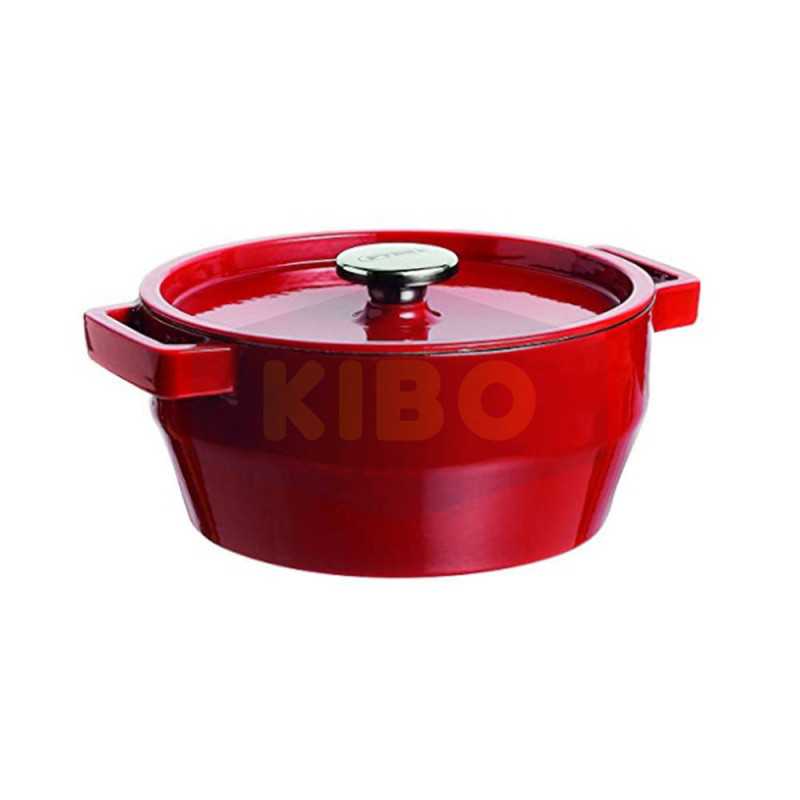 Faitout rond rouge Slowcook Ø28cm