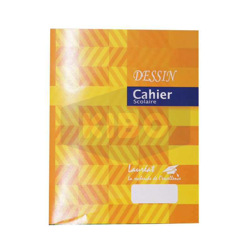 Cahier de dessin 16 pages 10/10  17X22cm