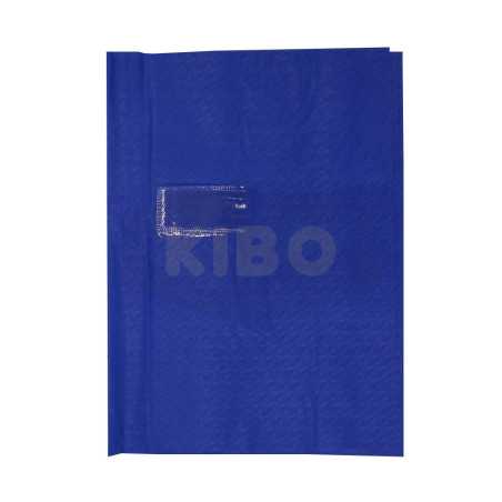 Protège cahier bleu foncé GM