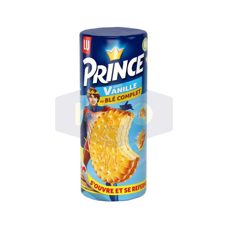 Biscuits fourrés vanille blé complet prince 300g