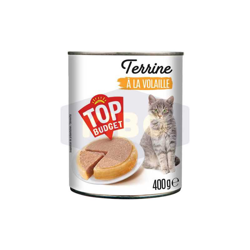 Terrines à la volaille pour chat 4x400g