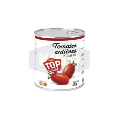 Tomates entières pelées au jus 476g
