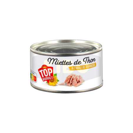 Miettes de thon à l'huile de tournesol 160g