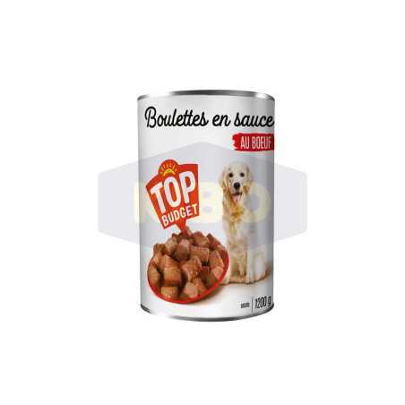 Boulettes en sauce au buf pour chien 1240g
