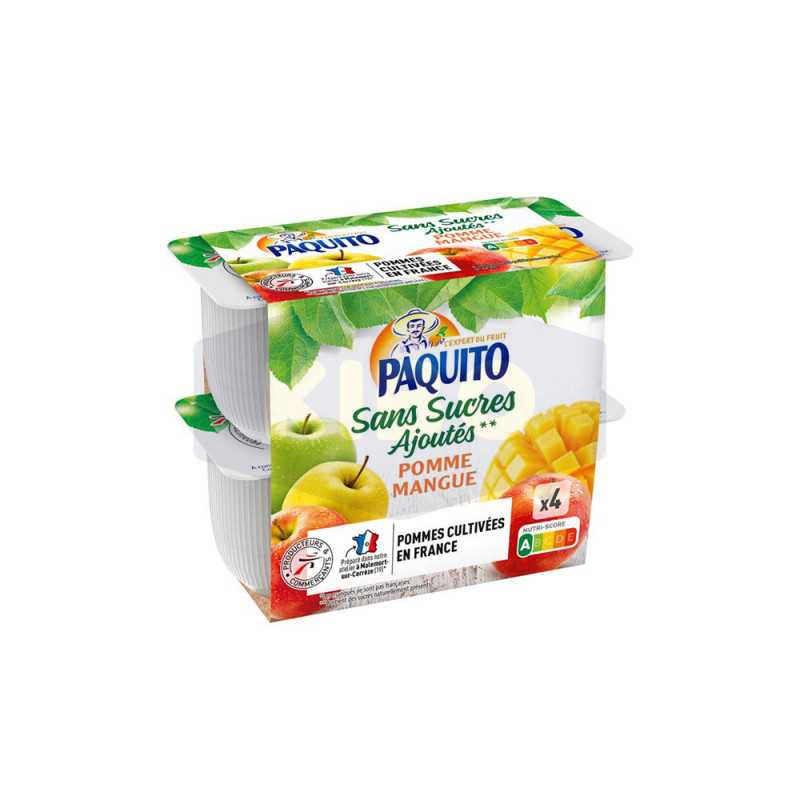 Compote mangue zéro sucre 4x100g