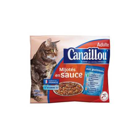 Mijotés en sauce aux poissons 4 sachets de  100g