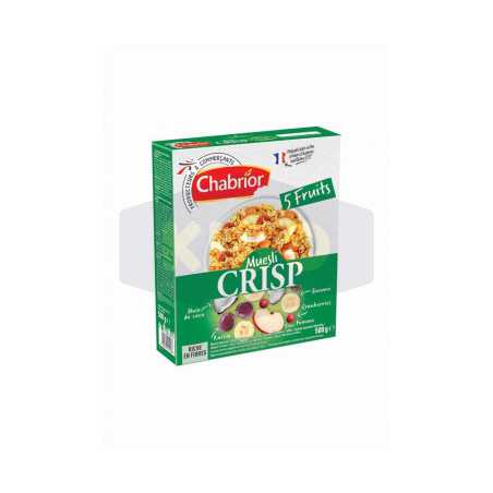 Muesli crispy  5 fruits 500g