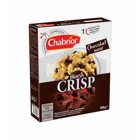 Muesli crisp chocolat noir 500g