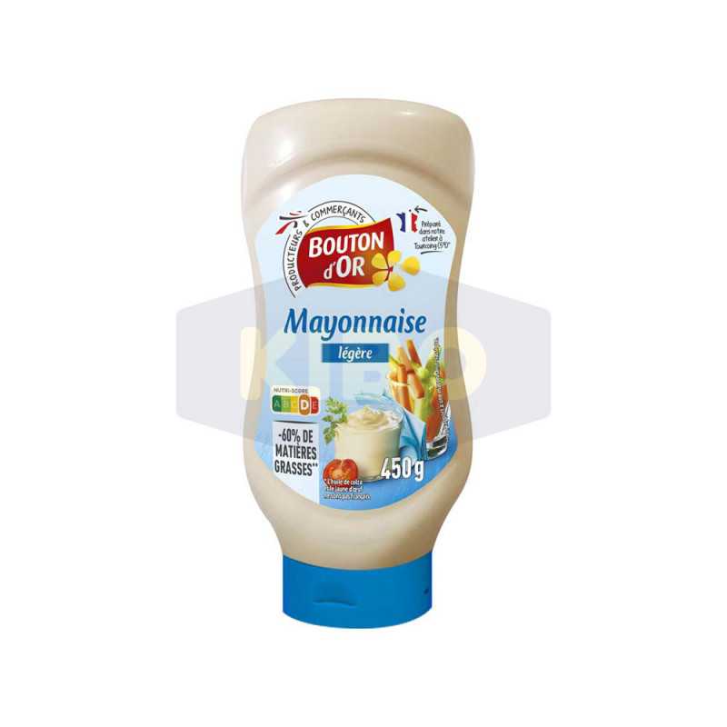 Mayonnaise allégée en flacon souple 450g