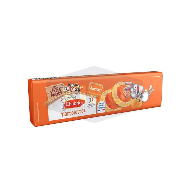 Tartelettes rondes abricots 150g