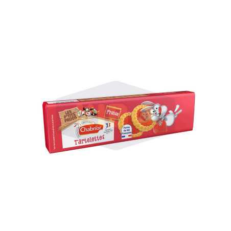 Tartelettes rondes fraise 150g