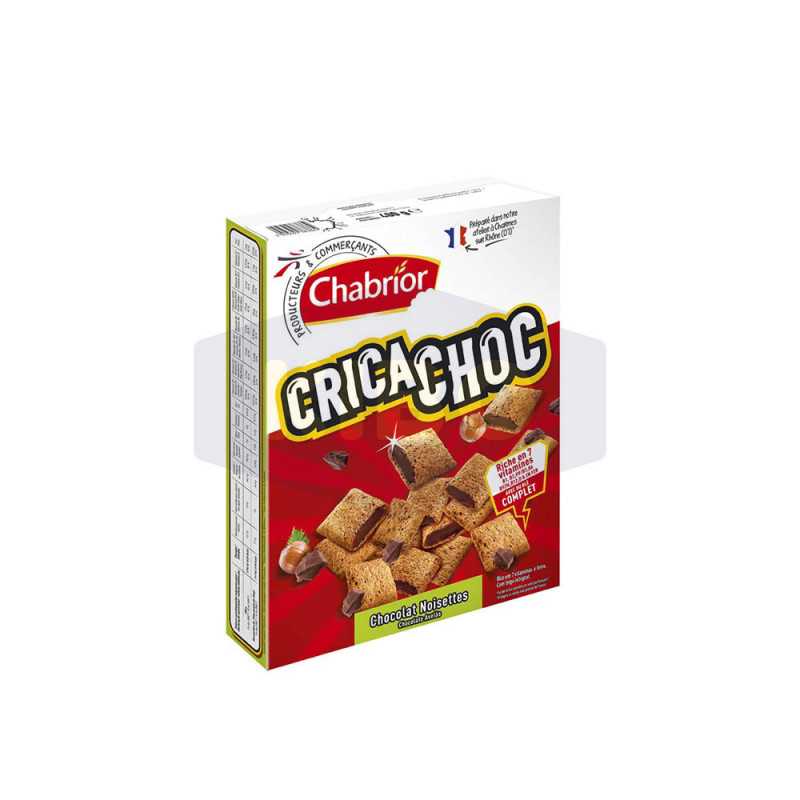 Céréales crica choc chocolat noisette 400g