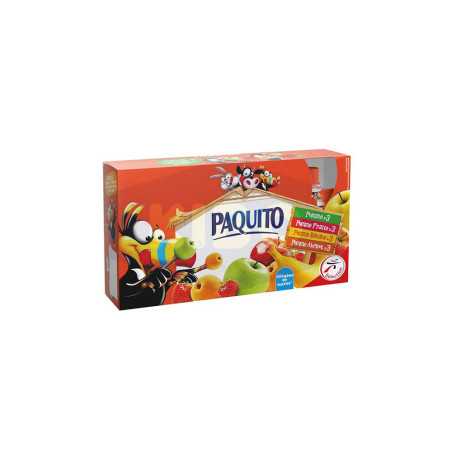 Compotes multi variétés enGourde allégés en sucre 12x90g