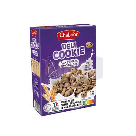 Céréales déli cookie aux pépites de chocolat 375g