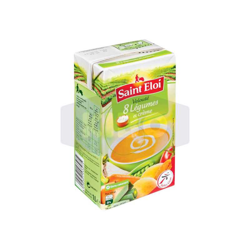 Velouté 8 légumes et crème 1L