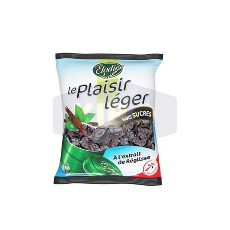 Bonbons le plaisir léger à l'extra de réglisse sans sucres 150g