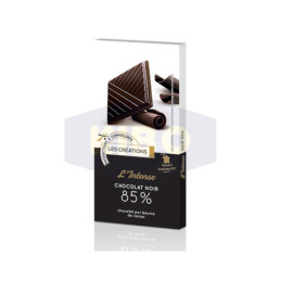 Tablette de chocolat noir intense 85%  100g