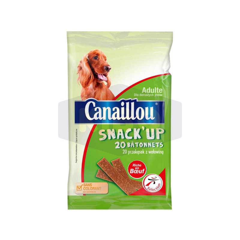 Snack' Up bâtonnets au buf pour chien adulte 20x10g