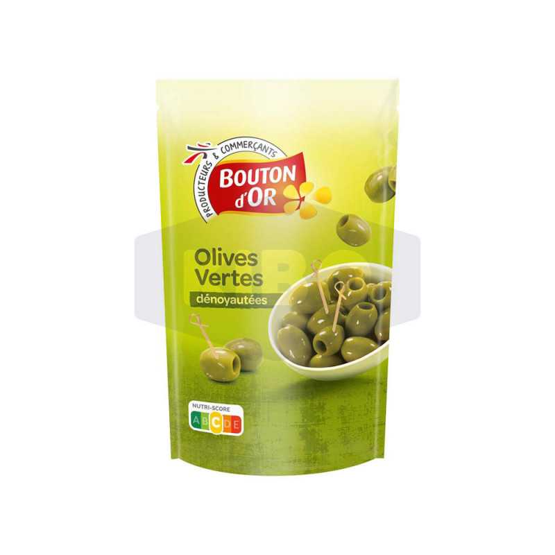 Olives vertes dénoyautées 320g