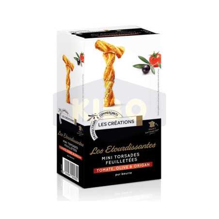 Mini torsades feuilletés les étourdissants aux tomates