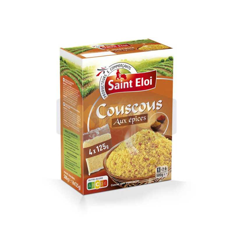 Semoules de blé dur pour couscous aux épices 500g