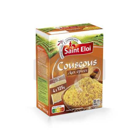 Semoules de blé dur pour couscous aux épices 500g