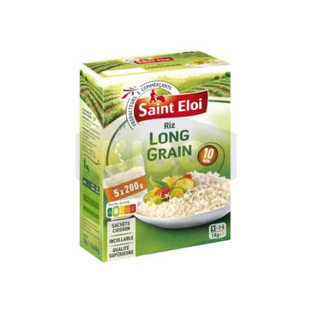 Riz long grain 10 minutes 5 sachets x200g