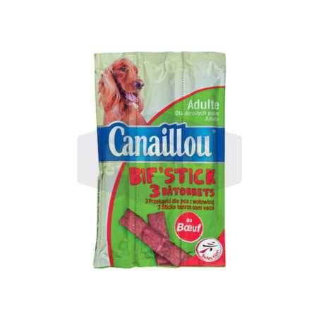 Stick pour chien au buf 3x12g
