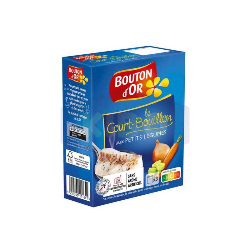 Court-bouillon au vin blanc 3 sachets 126g