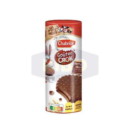 Biscuits fourrés tout chocolatGoûter Crok 300G
