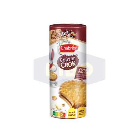 Biscuits fourrés chocolatGoûter Crok 300g