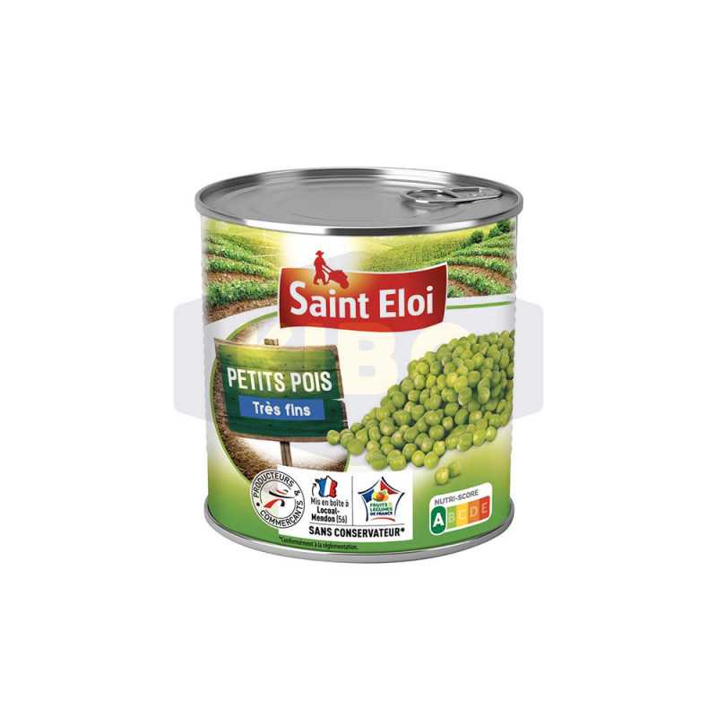 Petits pois très fins 4/4 560g