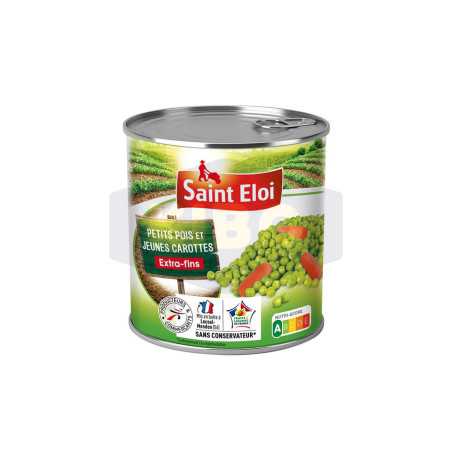 Petits pois et jeunes carottes extra-fins 4/4 530g