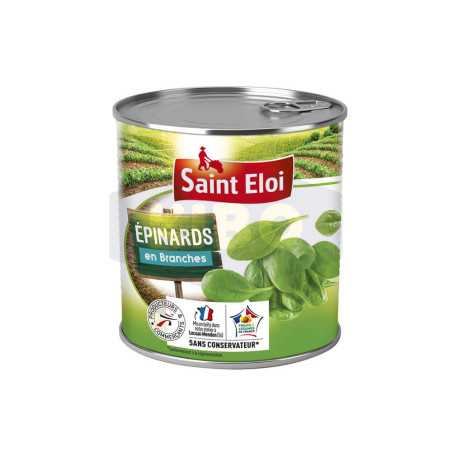 Epinards en branches en conserve 4/4 530g