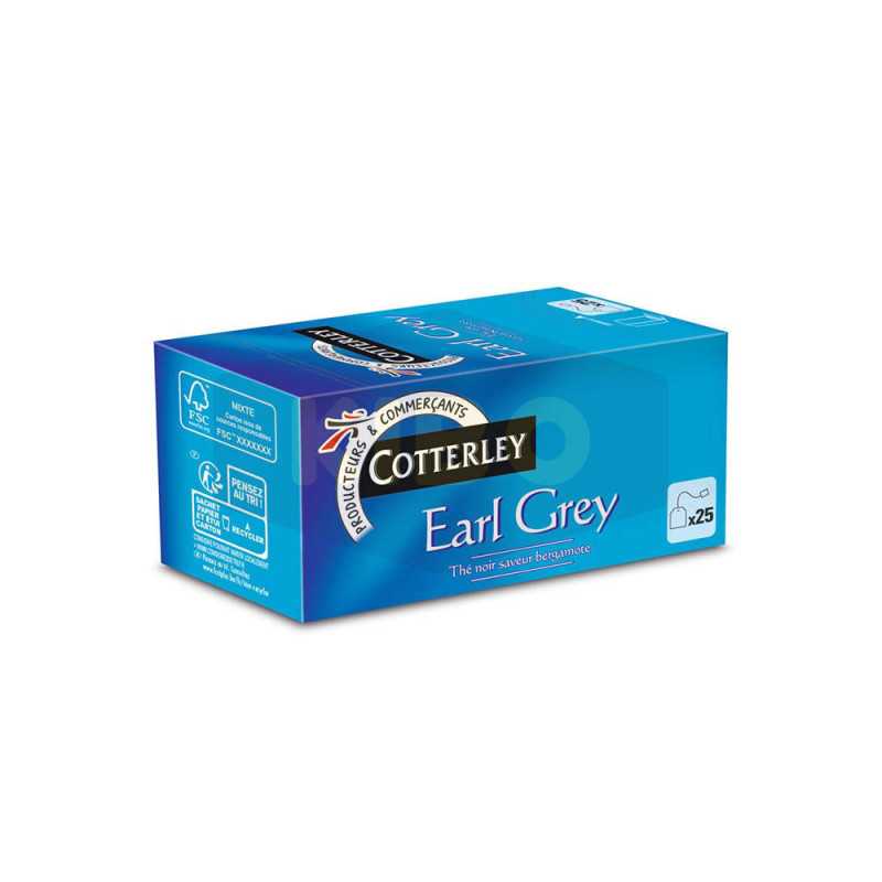 Thé noir earl grey à la bergamote 25 sachets x50g