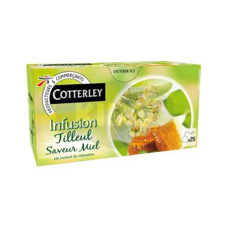 Infusion tilleul saveur miel 25 sachetsx40g