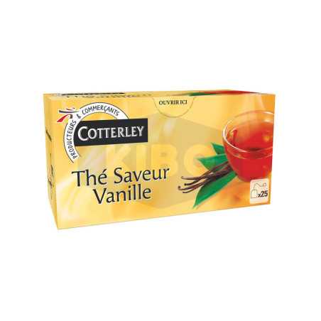 Thé noir saveur vanille 25 sachetsx40g