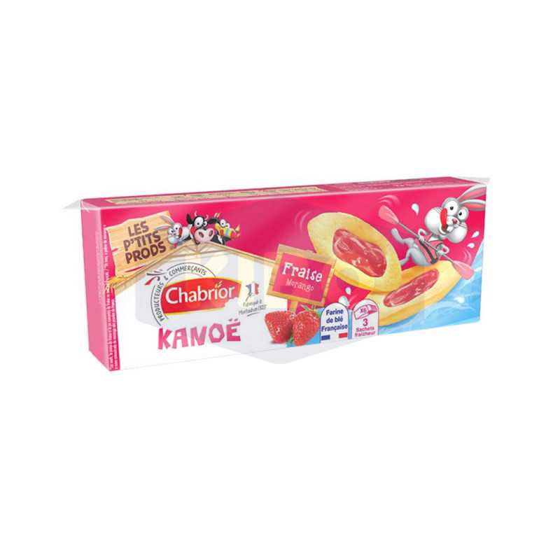 Biscuits Kanoë barquette fraise 120g
