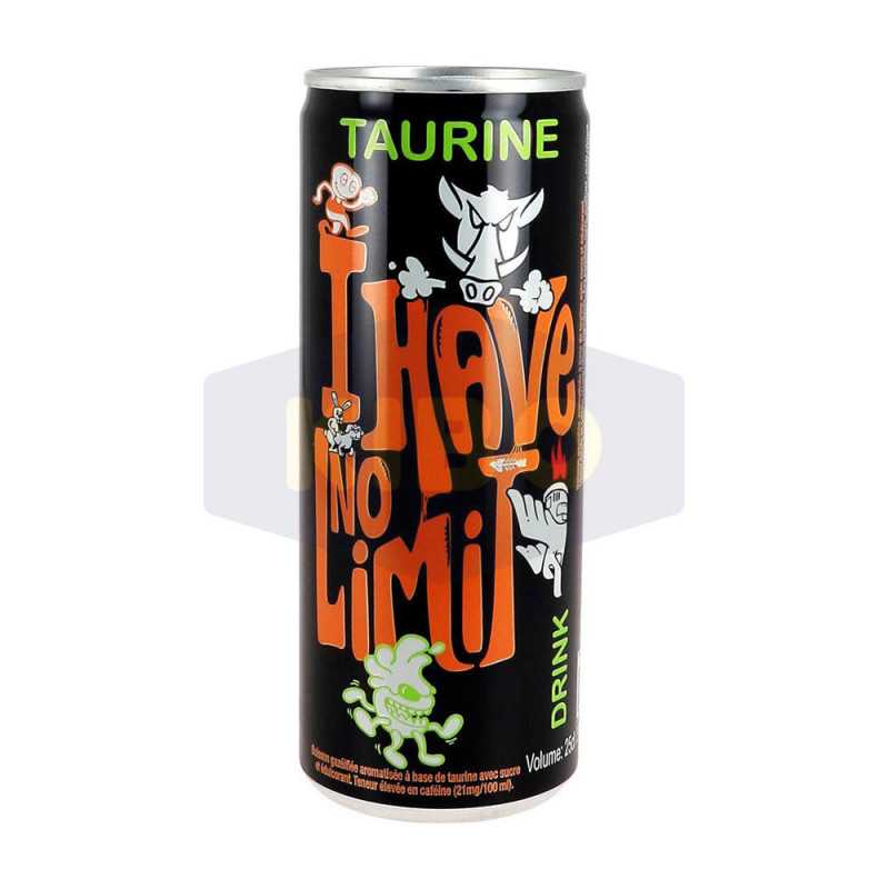 Boisson énergisante I Have No Limit zéro sucre 25cl