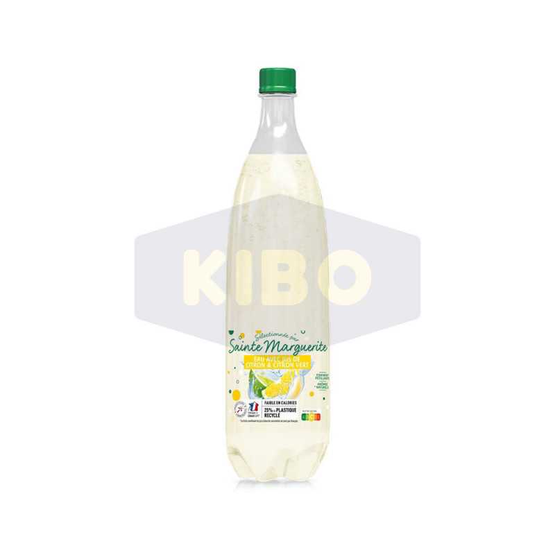 Eau pétillante avec jus de citron vert 1L