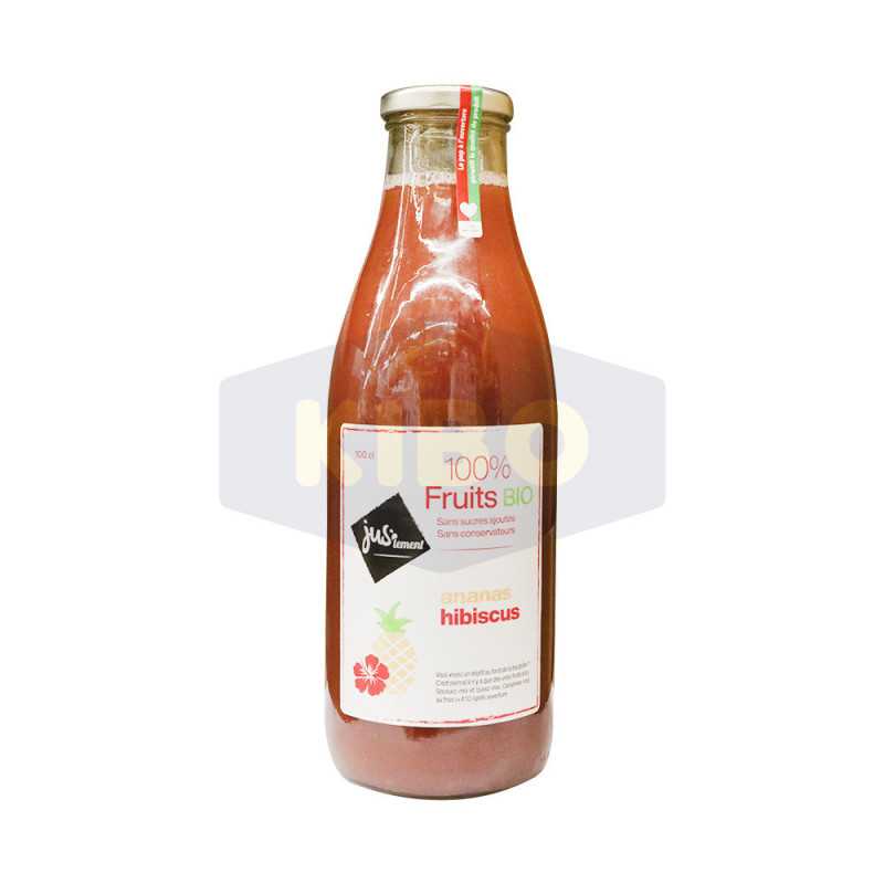 Pur jus de fruits ananas hibiscus bio 1L